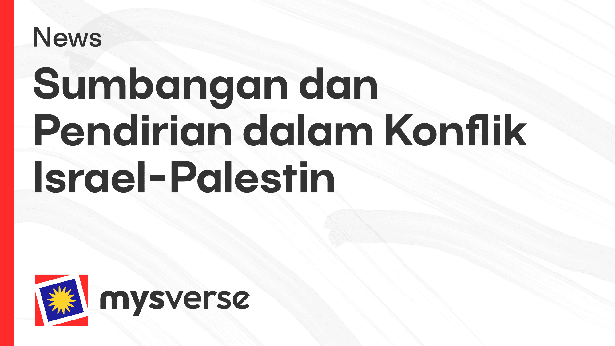 Sumbangan dan Pendirian dalam Konflik Israel-Palestin க்கான சிறப்புப் படம்