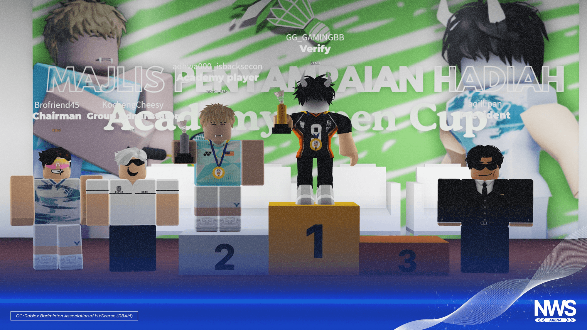 Imej utama untuk RBAM Holds Open Academy Cup Prize-Giving, Zai Crowned Champion