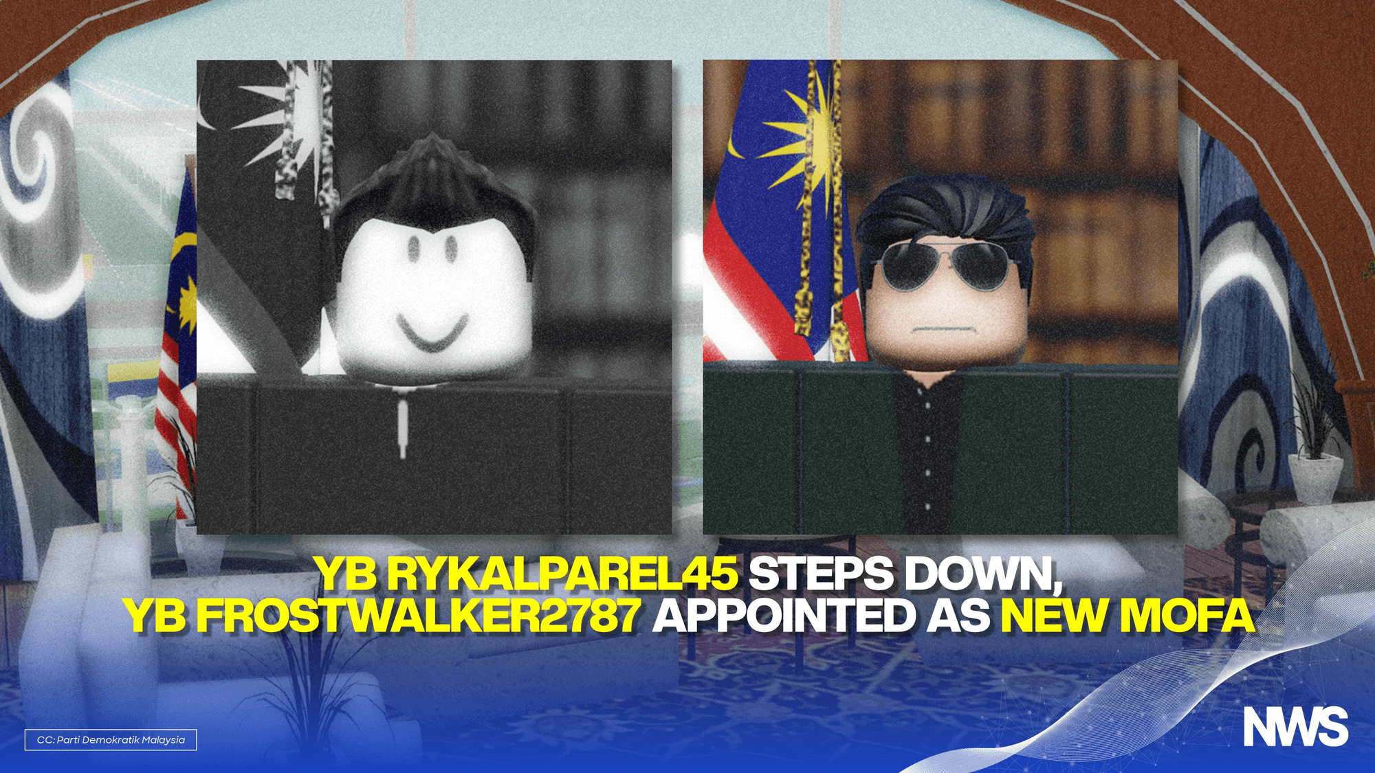 Featured image for MYSverse Foreign Minister rykalparel45 Resigns, YB FrostWalker2787 Appointed