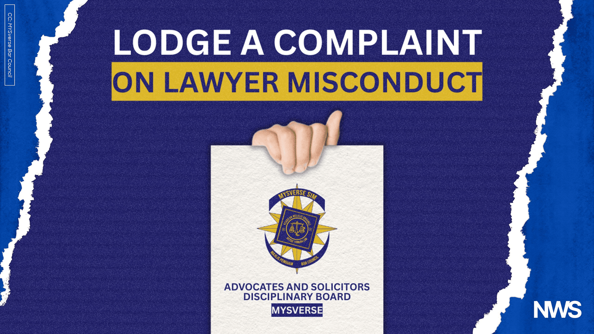 MYSverse ASDB Opens Public Complaints Against Lawyers and Law Firms க்கான சிறப்புப் படம்
