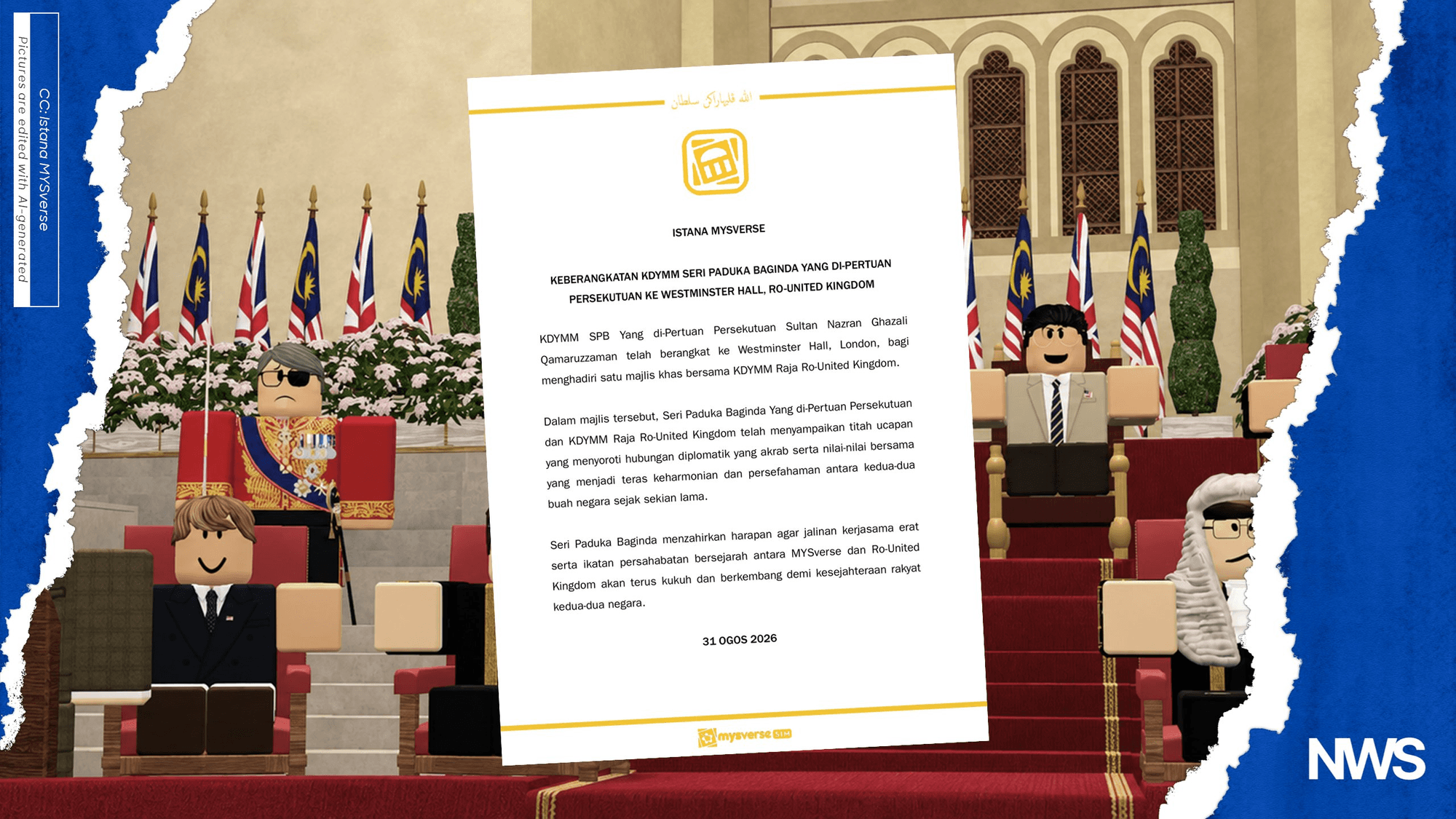 Featured image for Tuanku garbeeze Visits Ro-London, Strengthens Ties with Ro-United Kingdom