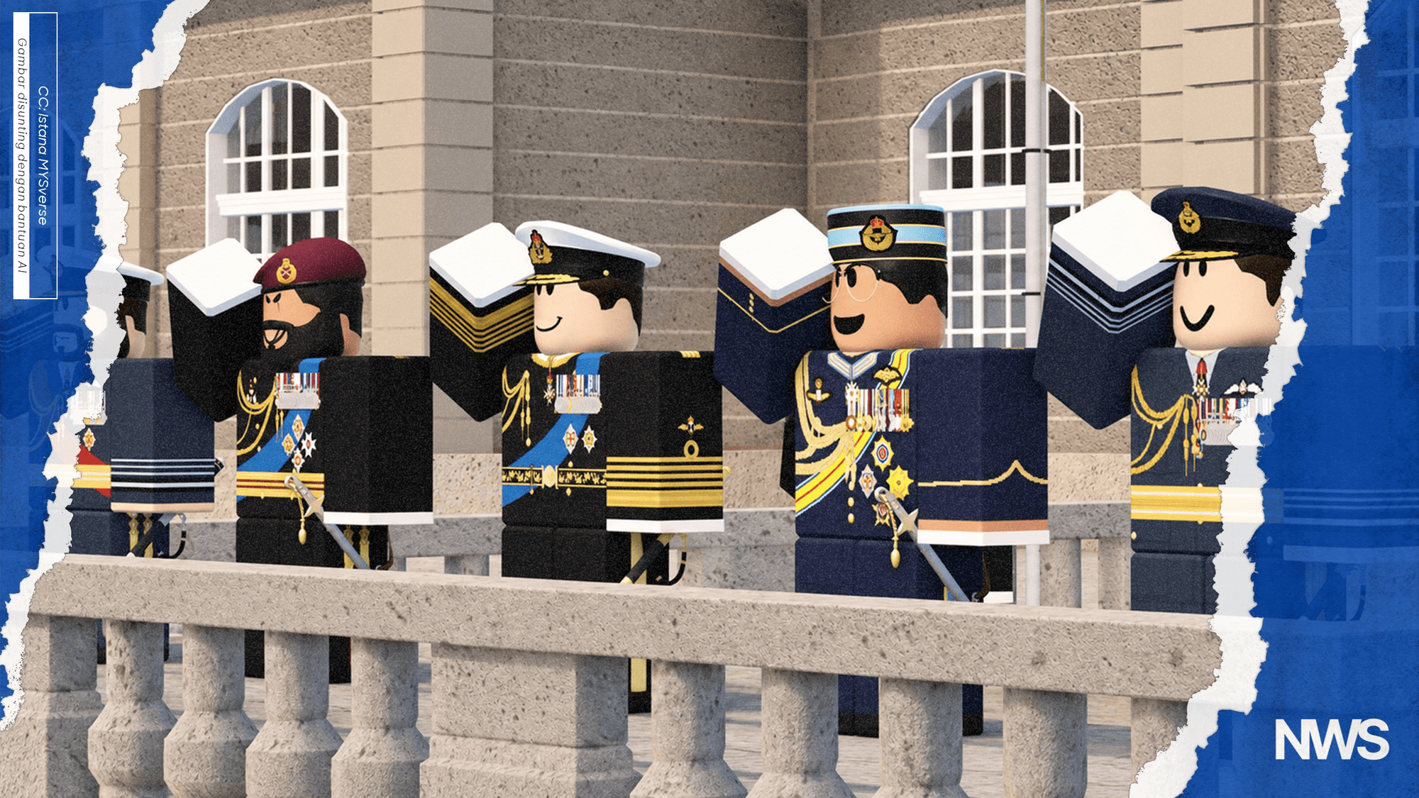Imej utama untuk Tuanku garbeeze Inspects Ro-United Kingdom Armed Forces During Official Visit