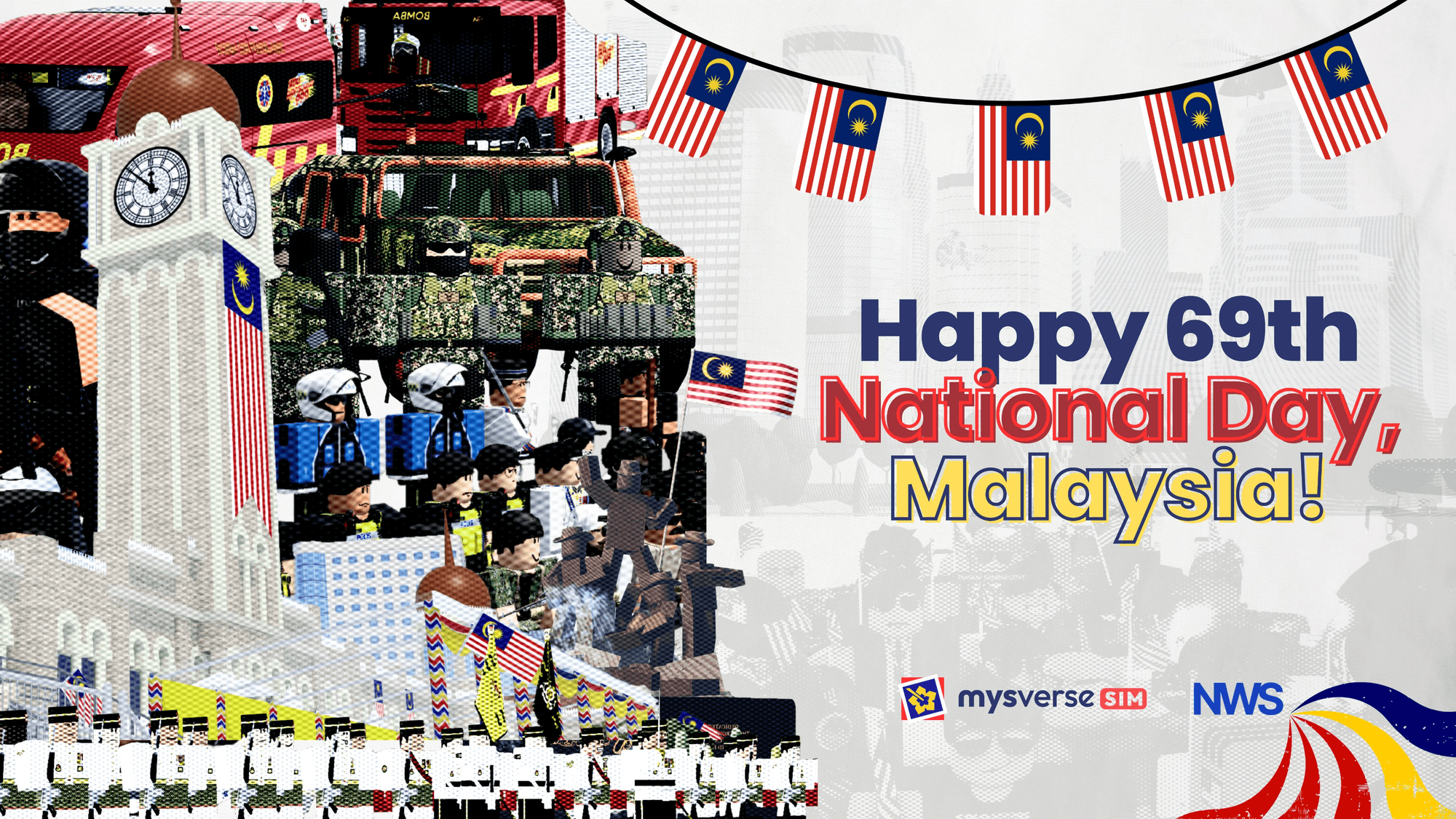 NWS wishes all Malaysians a Happy 69th National Day! க்கான சிறப்புப் படம்