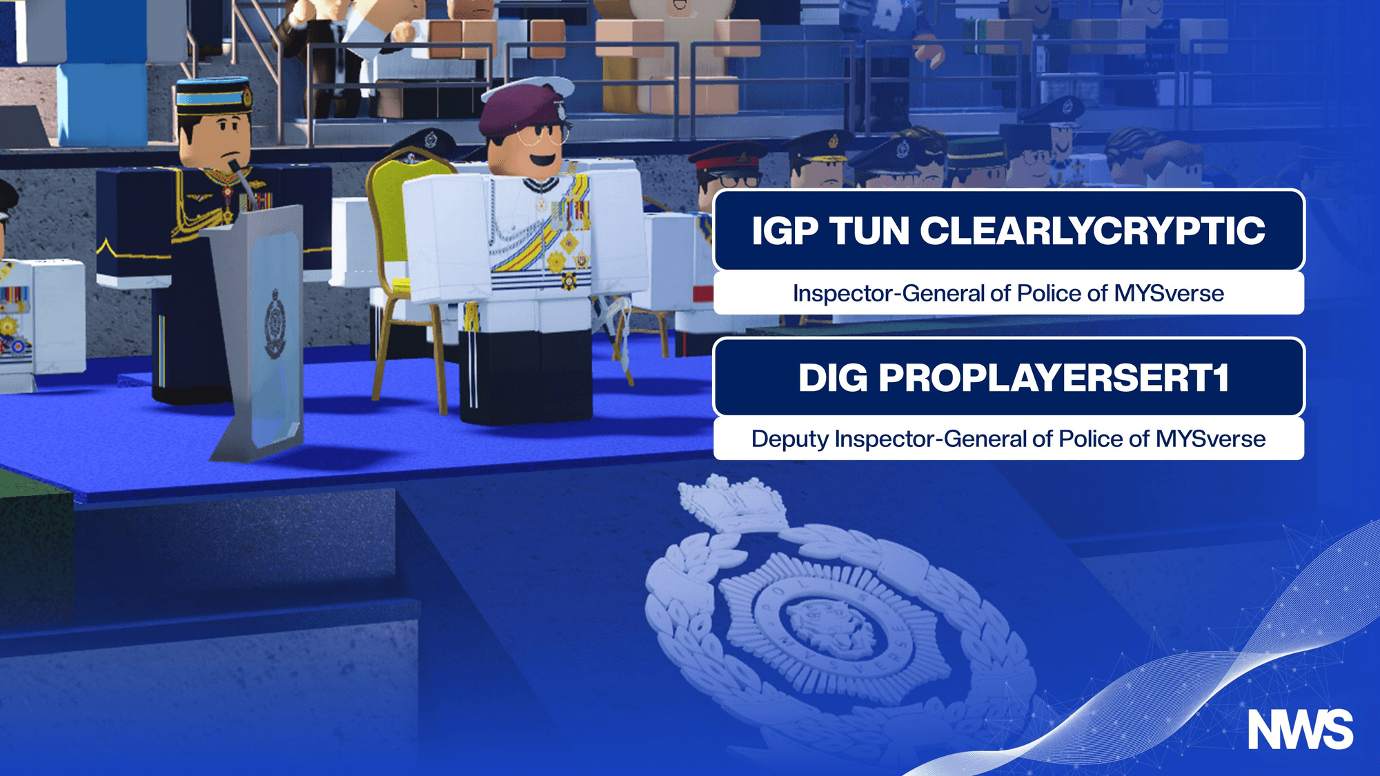 Imej utama untuk YDPP Appoints New IGP and Deputy IGP of MYSverse