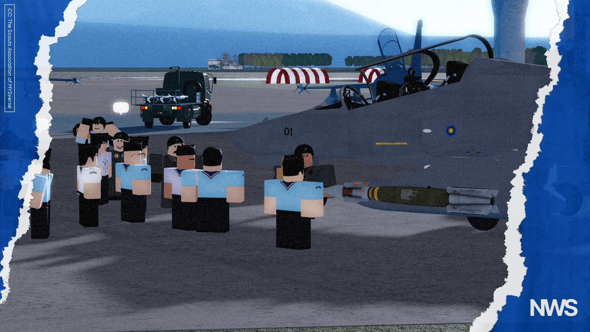 MYSverse Air Scouts Conduct Educational Visit at Ro-Butterworth Air Base的特色图片
