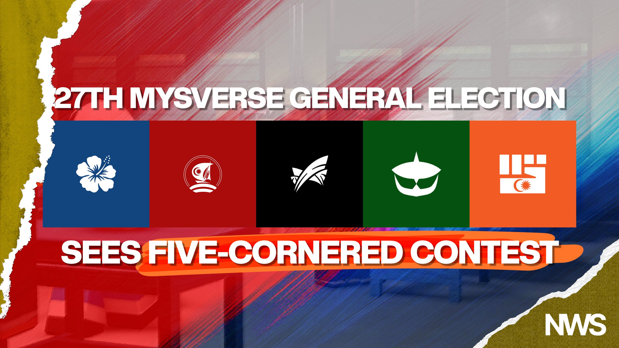 Imej utama untuk Five Parties Confirm Participation in 27th MYSverse General Election